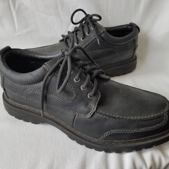 Dockers Mens Overton Leather Oxford Shoe with NeverWet 90-40934 - 12W - Picture 1 of 10